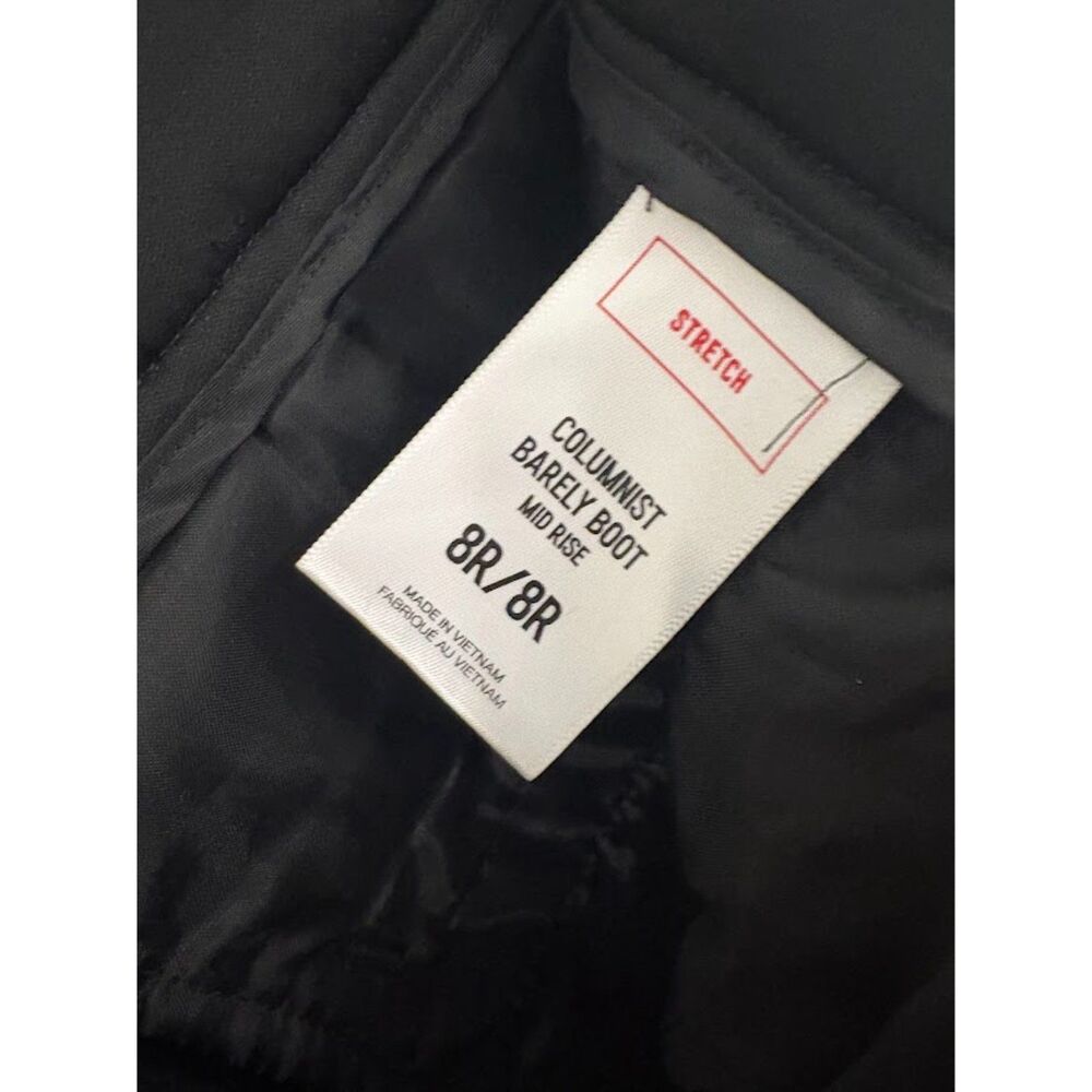 Express Columnist Barely Boot Mid Rise Black Dress Pants Women’s 8R - Picture 5 of 6